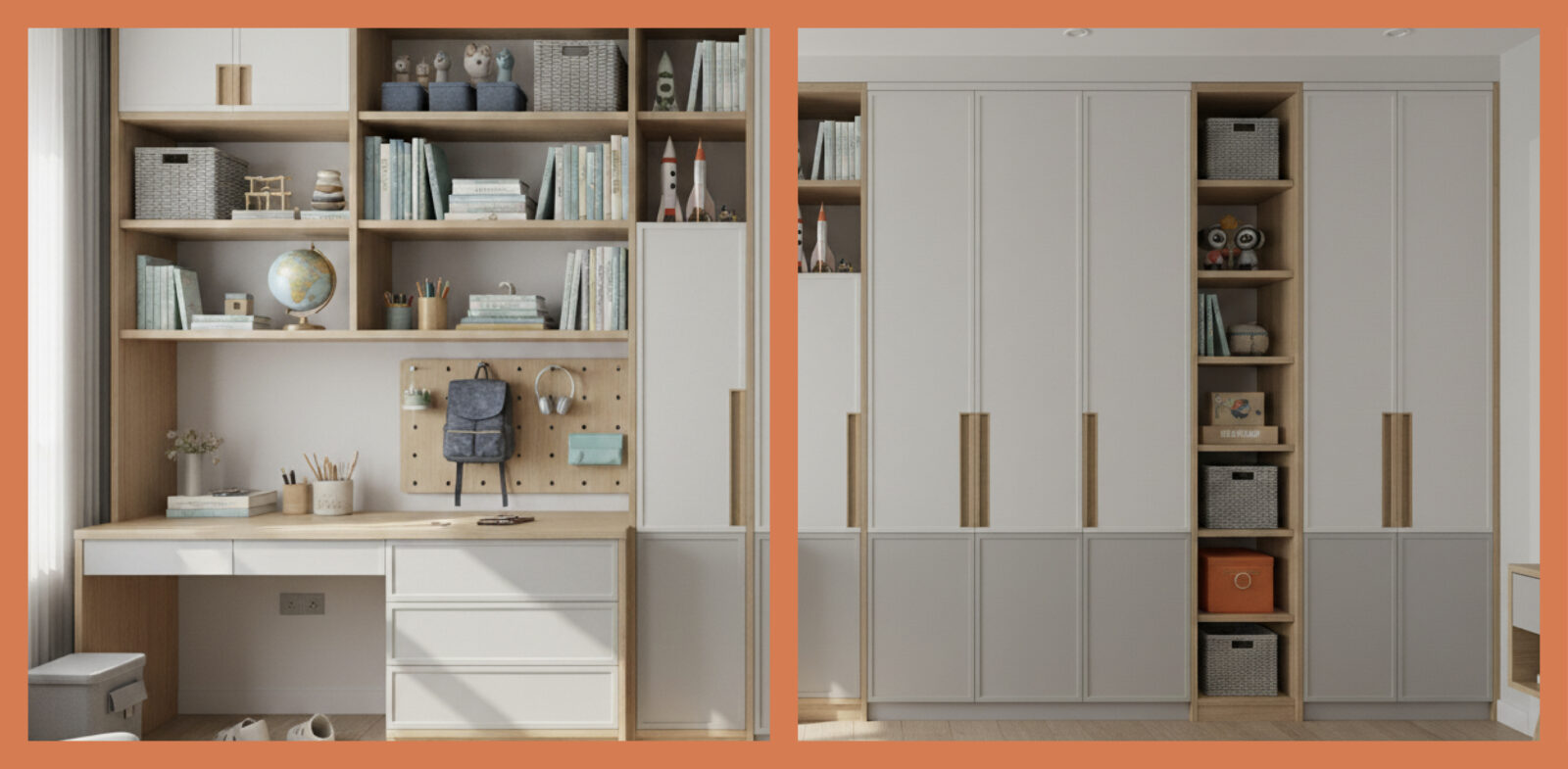 shelving units children's room